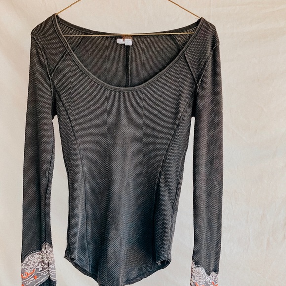 free people long sleeve thermal - Picture 3 of 3